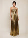 1930s Metallic Cross Halter Pleated Dress - vintage dress, retro fashion