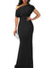 1930s Off-Shoulder Bodycon Maxi Dress - vintage dress, retro fashion