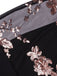 1930s One Shoulder Sequined Floral Slit Dress — a 1930s silhouette that turns sidewalks into runways