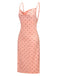 1930s Polka Dots Spaghetti Straps Satin Nightgown, vintage fashion, retro style - perfect for women who love vintage and retro fashion