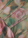 1930s Rose Print Fishbone Ruched Slit Dress - vintage dress, retro fashion