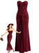 1930s Solid Lace-Up Strapless Maxi Dress - vintage dress, retro fashion