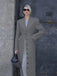 1930s Solid Lapel Button Wool Coat - vintage fashion, retro style