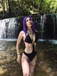 Black 1930s Solid Metal Chain Cutout Swimsuit, vintage swimsuit, pin-up swimwear - perfect for women who love vintage and retro fashion