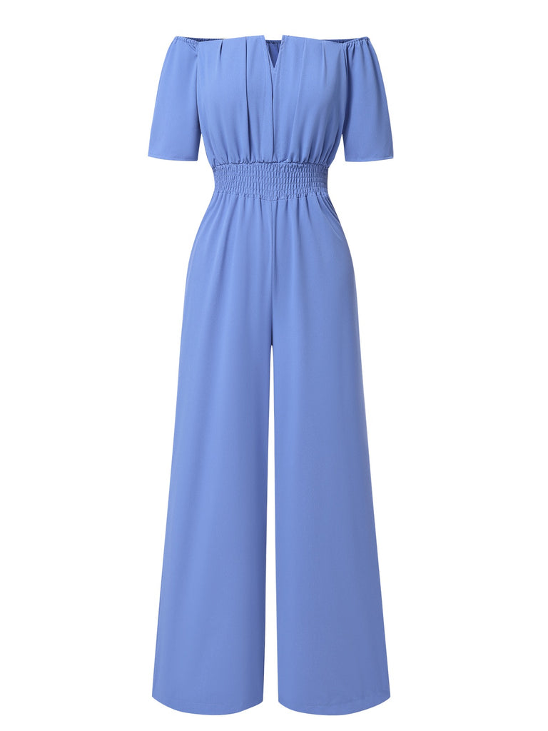 1930s Solid OffShoulder Waist Loose | 1930s | vintage romper, retro jumpsuit