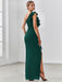 This 1930s Solid Ruffle One-Shoulder Slit Dress wraps her in 1930s elegance, one twirl at a time