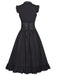 This 1930s Solid Ruffles Square Neck Steampunk Dress wraps her in 1930s elegance, one twirl at a time