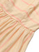 1930s Striped Spaghetti Strap Hollow Smocked Dress - vintage dress, retro fashion, elegant style for vintage lovers