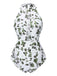 2PCS Green 1930s Leaf Print Halter One-Piece Swimsuit & Cover Up - vintage swimsuit, pin-up style