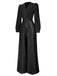 1930s V-Neck Puff Sleeve Sequins Wide-Leg Jumpsuit — 1930s vintage charm for her modern wardrobe