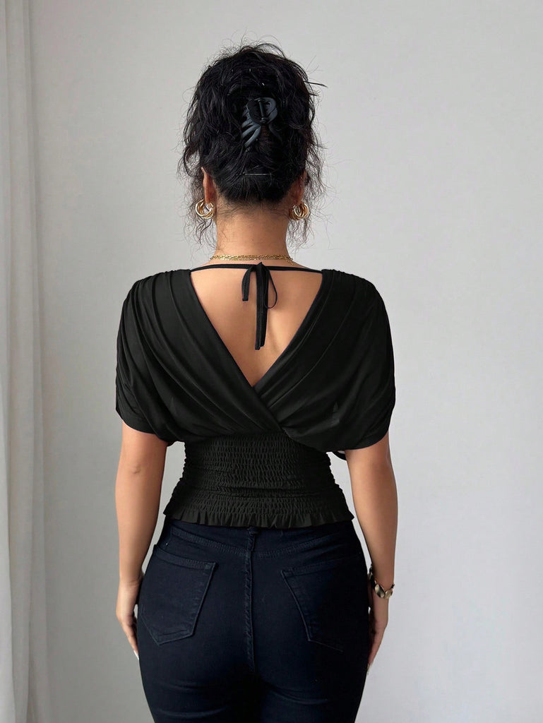 1930s V Neck Vintage Classic Top 3