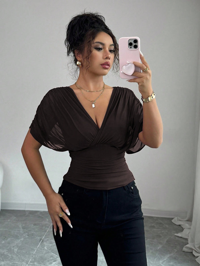 1930s V Neck Vintage Classic Top 5
