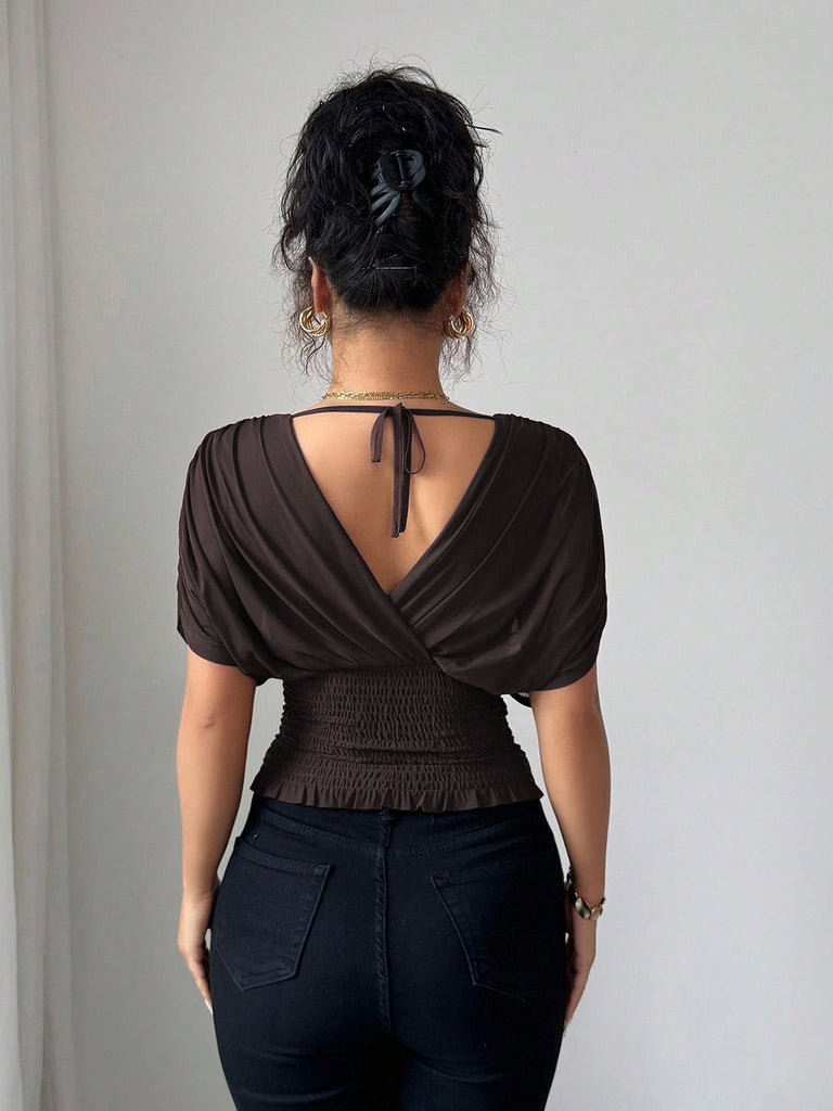 1930s V Neck Vintage Classic Top 7