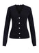 1930s V-Neck Ruffles Long Sleeve Sweater Coat - vintage fashion, retro style