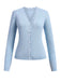 1930s V-Neck Ruffles Long Sleeve Sweater Coat - vintage fashion, retro style