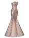 1930s Vintage Sequin Strapless Dress — a 1930s silhouette that turns sidewalks into runways