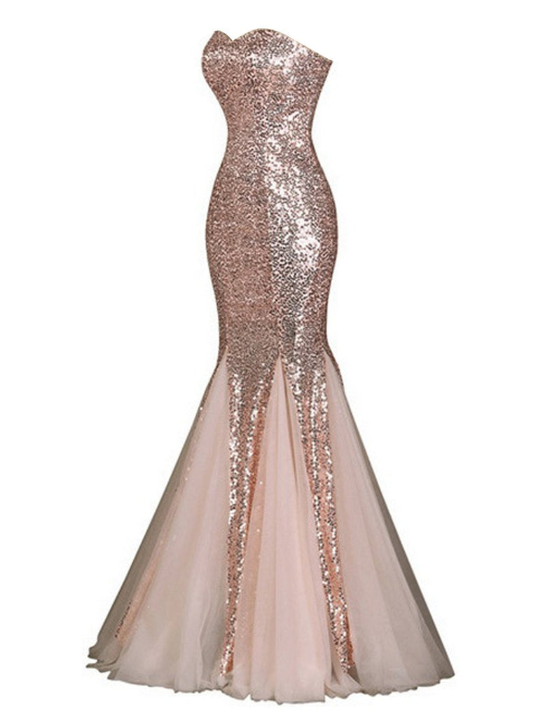 1930s Vintage Sequin Strapless Dress — vintage elegance for the modern woman