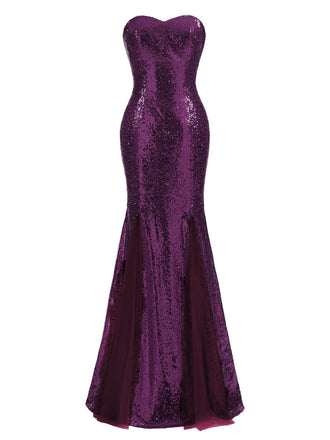 1930s Vintage Sequin Strapless Dress: timeless style reimagined