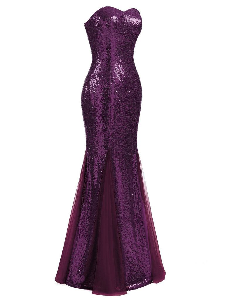 1930s Vintage Sequin Strapless Dress — vintage elegance for the modern woman