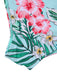 [Plus Size] 1940S Tropical Plant Patchwork Lace-Up Swimsuit, vintage swimsuit, pin-up swimwear - perfect for women who love vintage and retro fashion
