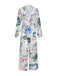 Blue 1940s Christmas Nutcracker Candy Cane Pajama Set - vintage fashion, retro style