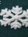 1940s Christmas Fleece-Snowflake Turtleneck Sweater - vintage fashion, retro style
