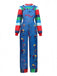 1940s Chucky Doll Striped Dungarees Cosplay Set - vintage fashion, retro style