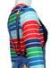 1940s Chucky Doll Striped Dungarees Cosplay Set - vintage fashion, retro style