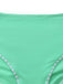 1940s Colorblock Deep V Crisscross Back Tankini Set - vintage fashion, retro style