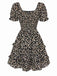 1940s Ditsy Floral Puff Wrinkle Dress, vintage dress, retro fashion, floral print - perfect for women who love vintage and retro fashion
