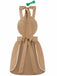 Brown 1940s Gingerbread Cookie Lollipop Bow Apron Dress - vintage dress, retro fashion