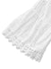 White 1940s Hollow Tassel Embroidered Cover-Up Dress - vintage dress, retro fashion, elegant red