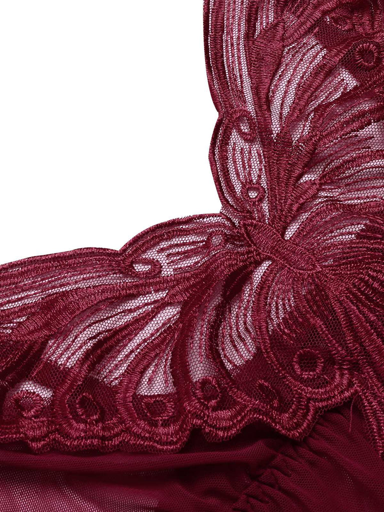 1940s Embroide Lace Butterfly Sheer | 1940s | vintage dress, retro fashion