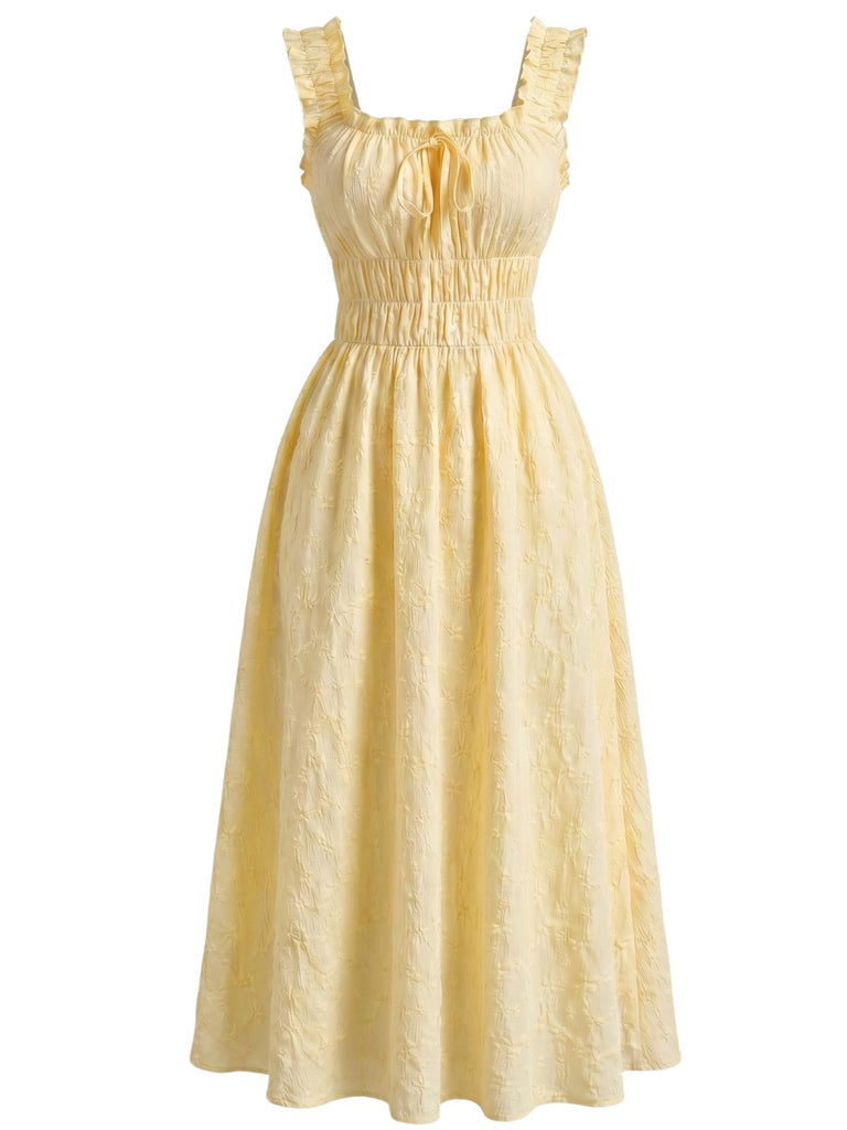 1940s Bow A-Line Dress 4