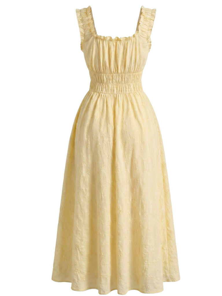 1940s Bow A-Line Dress 5