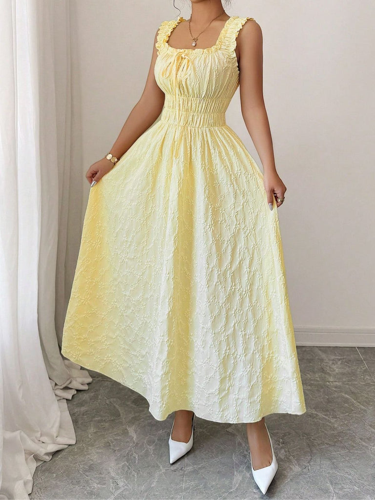 1940s Bow A-Line Dress 8
