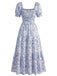 1940s Print Swing Vintage Dress 2