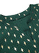 1940s Foil Stamping Stars V-Neck Blouse, vintage top, retro blouse - perfect for women who love vintage and retro fashion