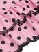 1940s Halter Polka Dots Bow One-Piece Swimsuit, classic vintage style summer beach collection