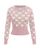 This 1940s Hearts Contrast Short Sweater whispers 1940s secrets to those who notice