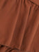 1940s High-Waist Paneled Ruffle Hem Skirt - vintage skirt, retro style