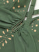 1940s Hollow Out Metal Buckle One-Piece Swimsuit 10