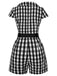 1940s Lapel Plaids Belted Romper — the 1940s finishing touch that makes her outfit sing