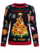 1940s Led Light-Up Jacquard Christmas Sweater - vintage fashion, retro style
