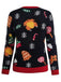 1940s Led Light-Up Jacquard Christmas Sweater - vintage fashion, retro style