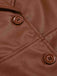 1940s Notched Collar Button Leather | 1940s | vintage outerwear, retro jacket