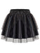 1940s Peacock Cosplay Satin Mesh Skirt - 2