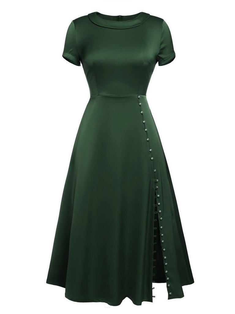 1940s Pearl Buttons Darlene Dress — vintage elegance for the modern woman