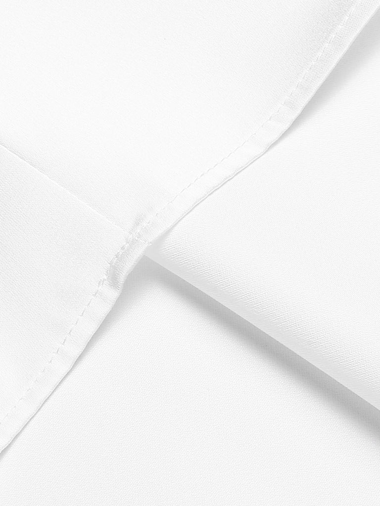 1940s Round Neck Satin Puff Sleeve Blouse: a 1940s classic that whispers rather than shouts