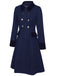 1940s Solid Button Coat - vintage fashion, retro style